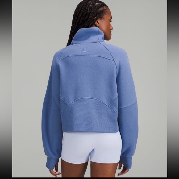 NEW Lululemon Scuba Oversized Funnel Neck Half-Zip in Water Drop - Picture 3 of 6